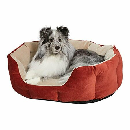 MIDWEST METAL PRODUCTS Tulip Russet Bolster Dog Bed - Small MW02406